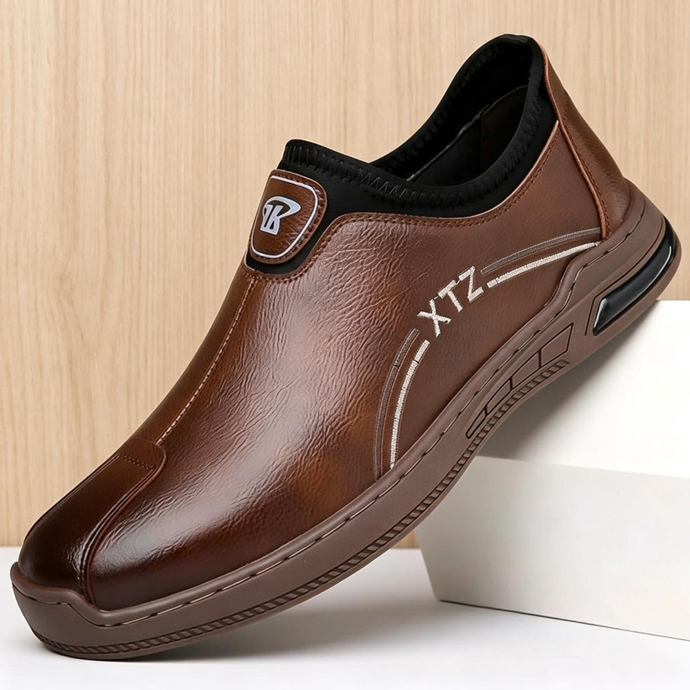 Herren Bequeme Slip-On Ledersneaker Shop Nory