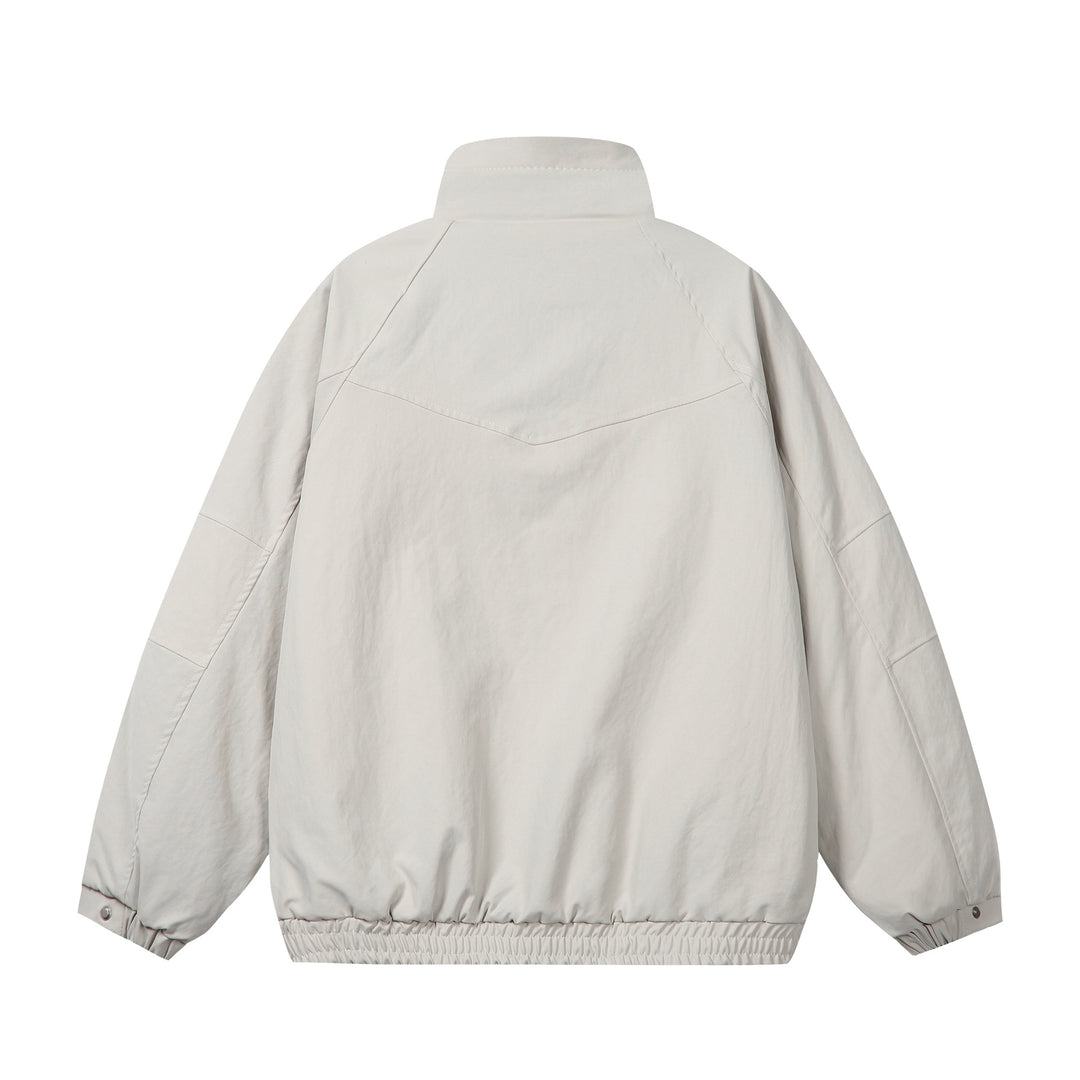 Unisex Kurz geschnittene Boxy-Pufferjacke mit hochschließendem Kragen und Teddy-Innenfutter Shop Nory
