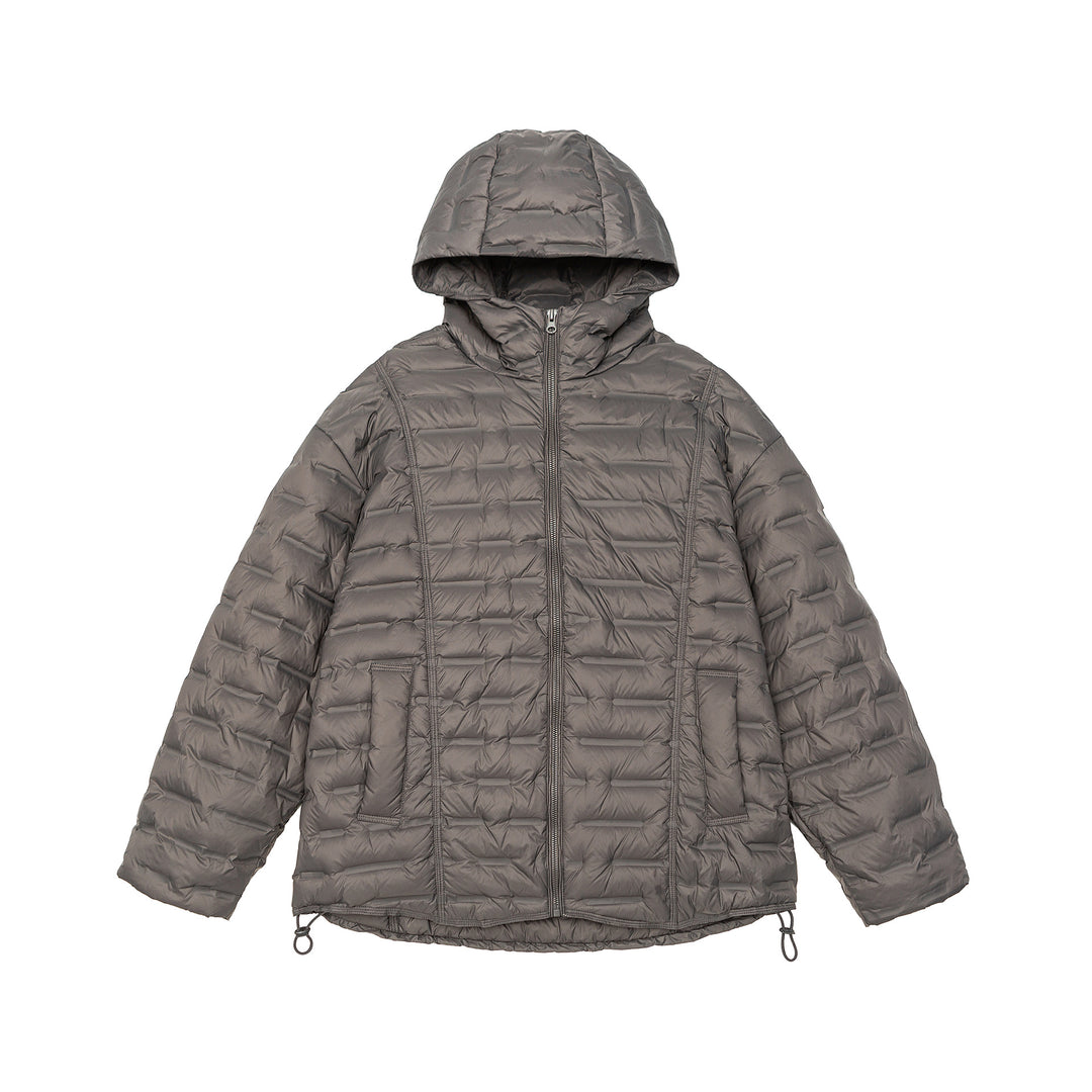 Herren Ultraleichte Stepp-Isolationsjacke mit Kapuze und verstellbarem Saum Shop Nory