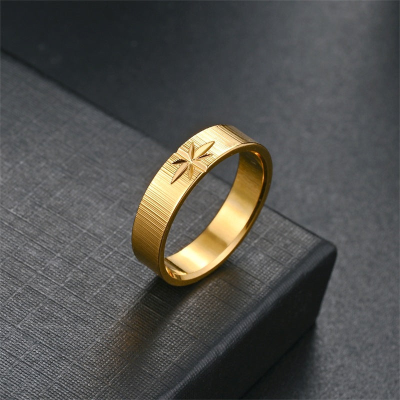 Herren Ring mit kunstvoller Linienstruktur Shop Nory