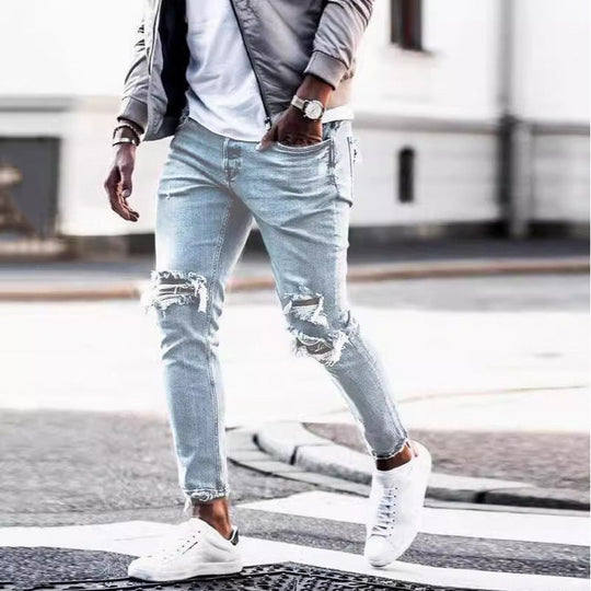 Herren Ripped Jeans mit lässigem Schnitt