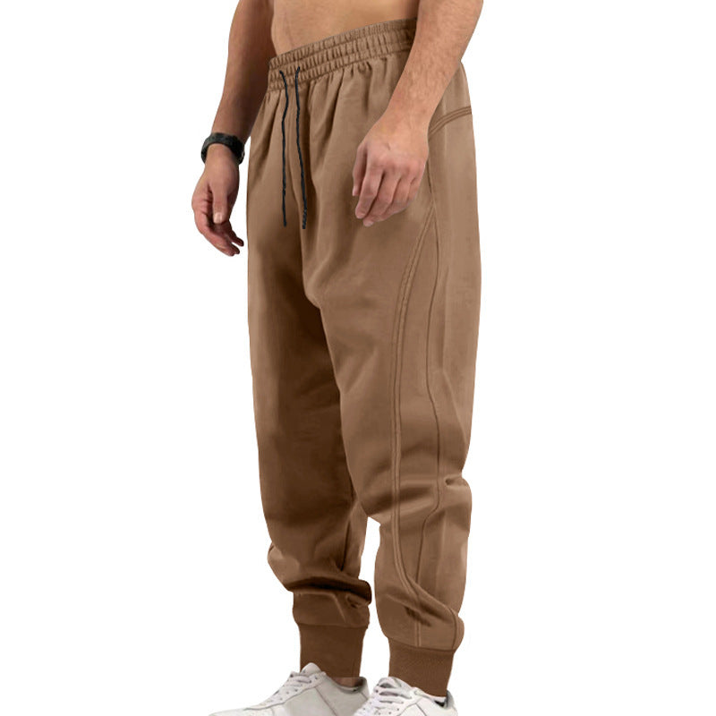 Herren sportliche Jogginghose mit elastischem Bund und Taschen