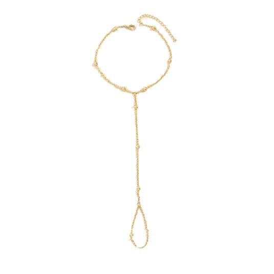 Damen Fußkettchen mit funkelnden Zirkonia-Details Shop Nory