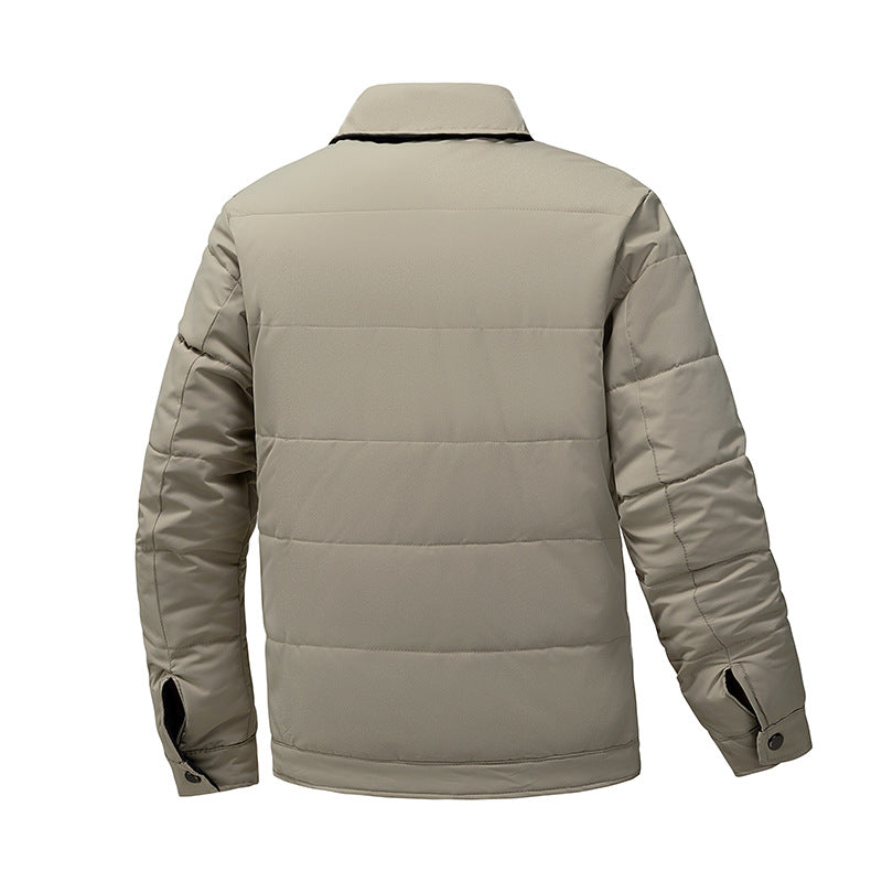 Herren Steppjacke mit Thermo-Isolierung und Hemdkragen Shop Nory