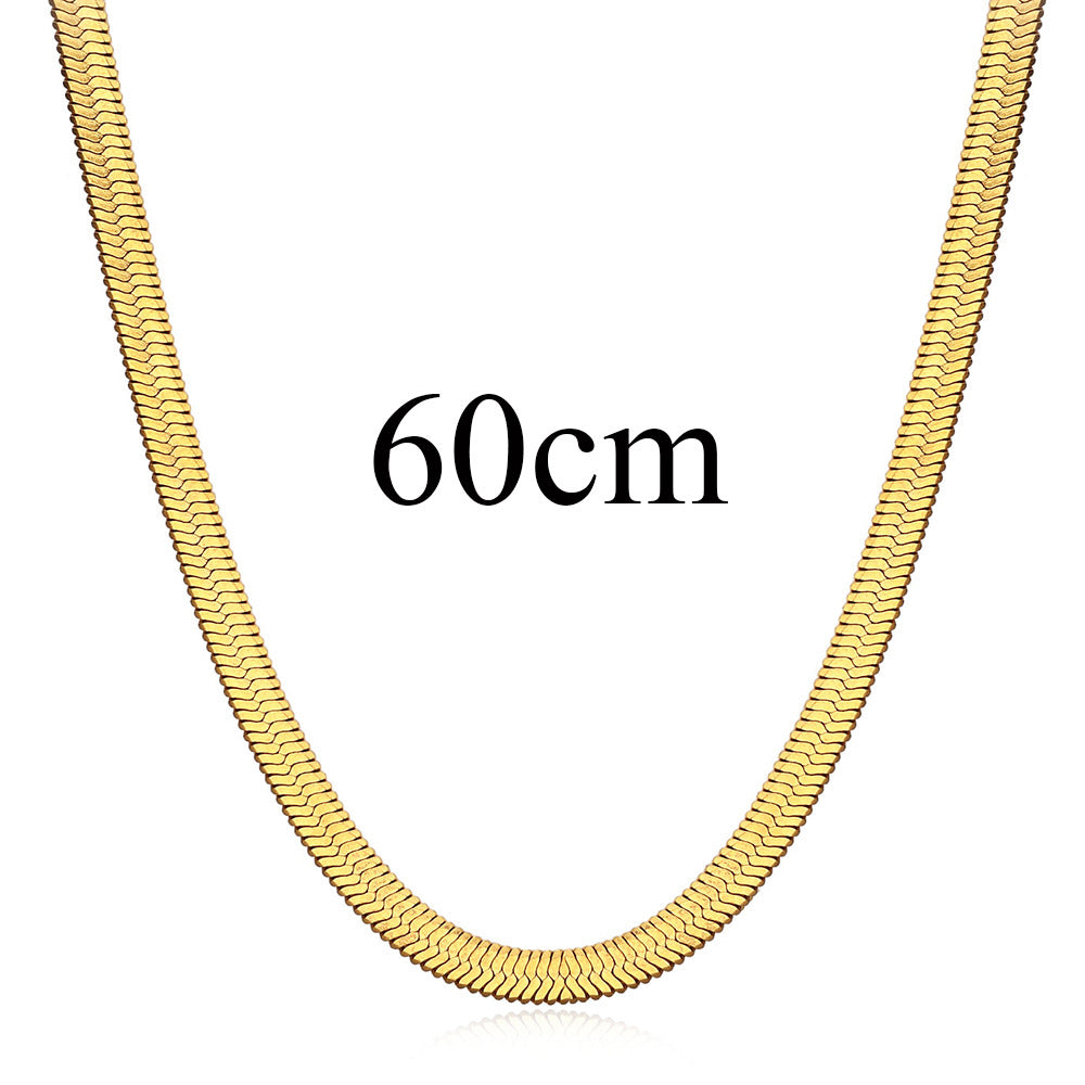 Damen Halskette aus hochwertigem Edelstahl mit elegantem Zopfmuster Shop Nory