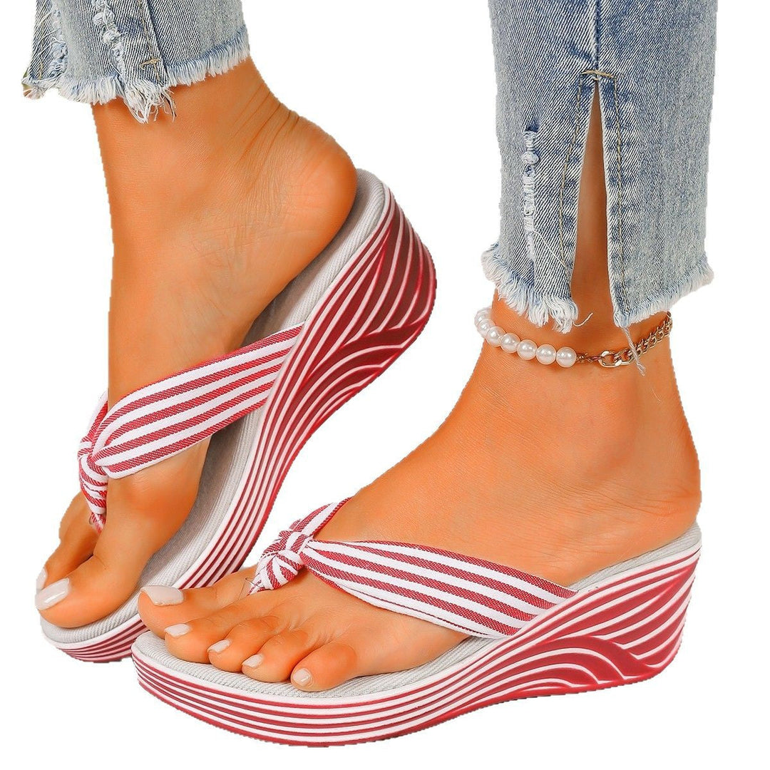 Damen Keil-Flip-Flops