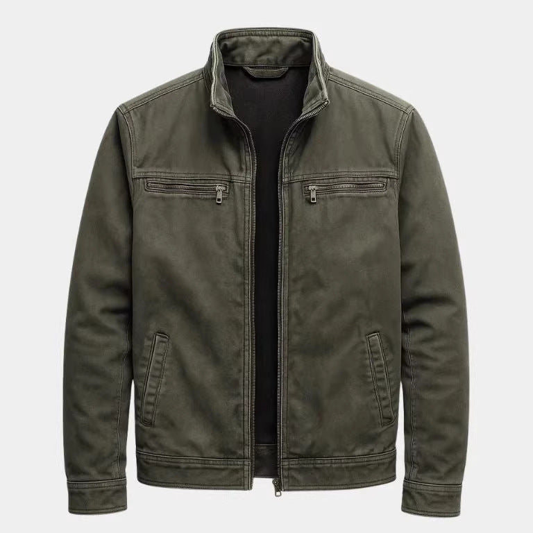 Herren Modische Übergangsjacke mit praktischen Taschen