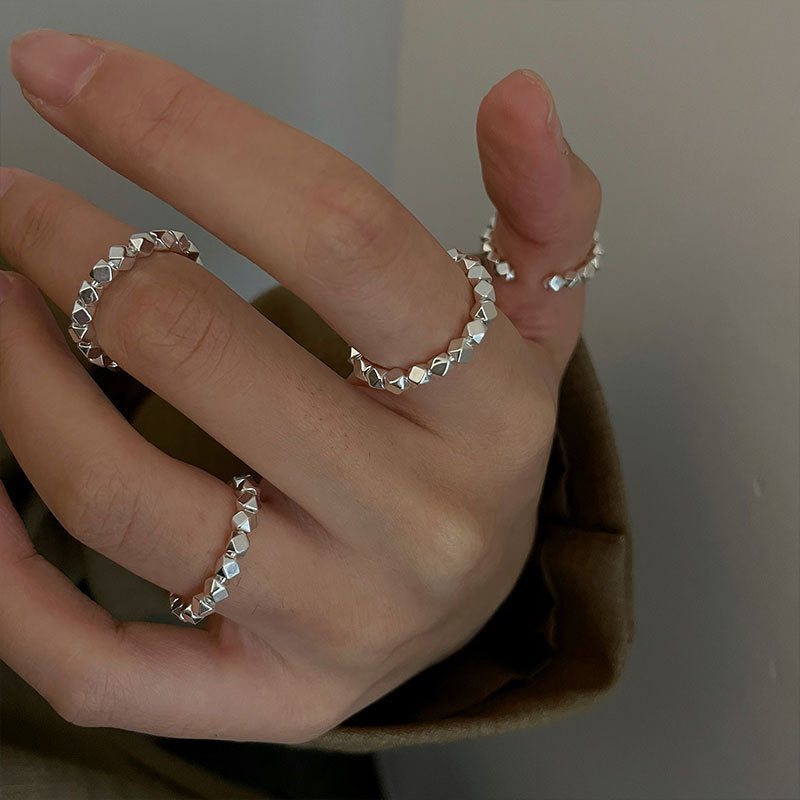 Damen Offener Ring mit modernem, geometrischem Design Shop Nory