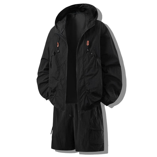 Damen Leichtgewichtige Outdoor-Jacke mit Shorts