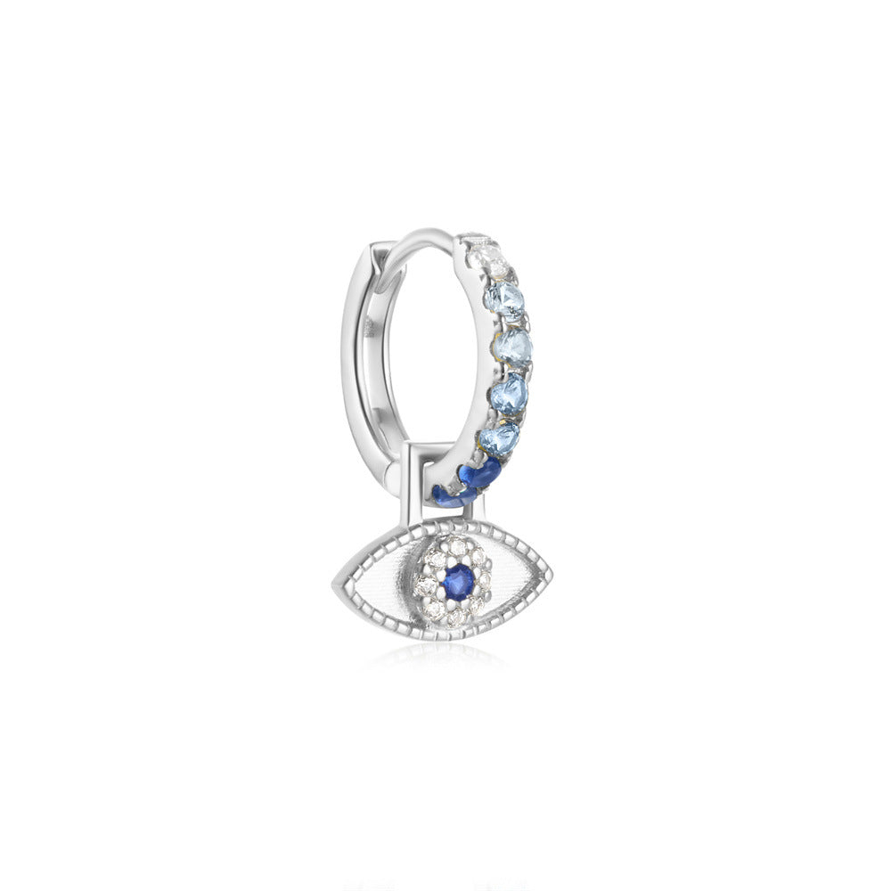 1 Stück 925 Sterling Silber Zirkon 925 Sterling Silber Ohrringe Schildkröte Teufelsauge Fisch Tropfenohrringe | Shop Nory