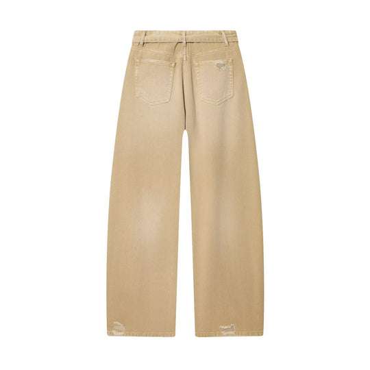 Damen Weite Highwaist-Jeans im Carpenter-Stil mit Distressed-Details Shop Nory