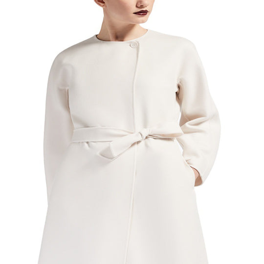 Damen Oversize-Mantel mit Rundhals und verdeckter Knopfleiste Shop Nory