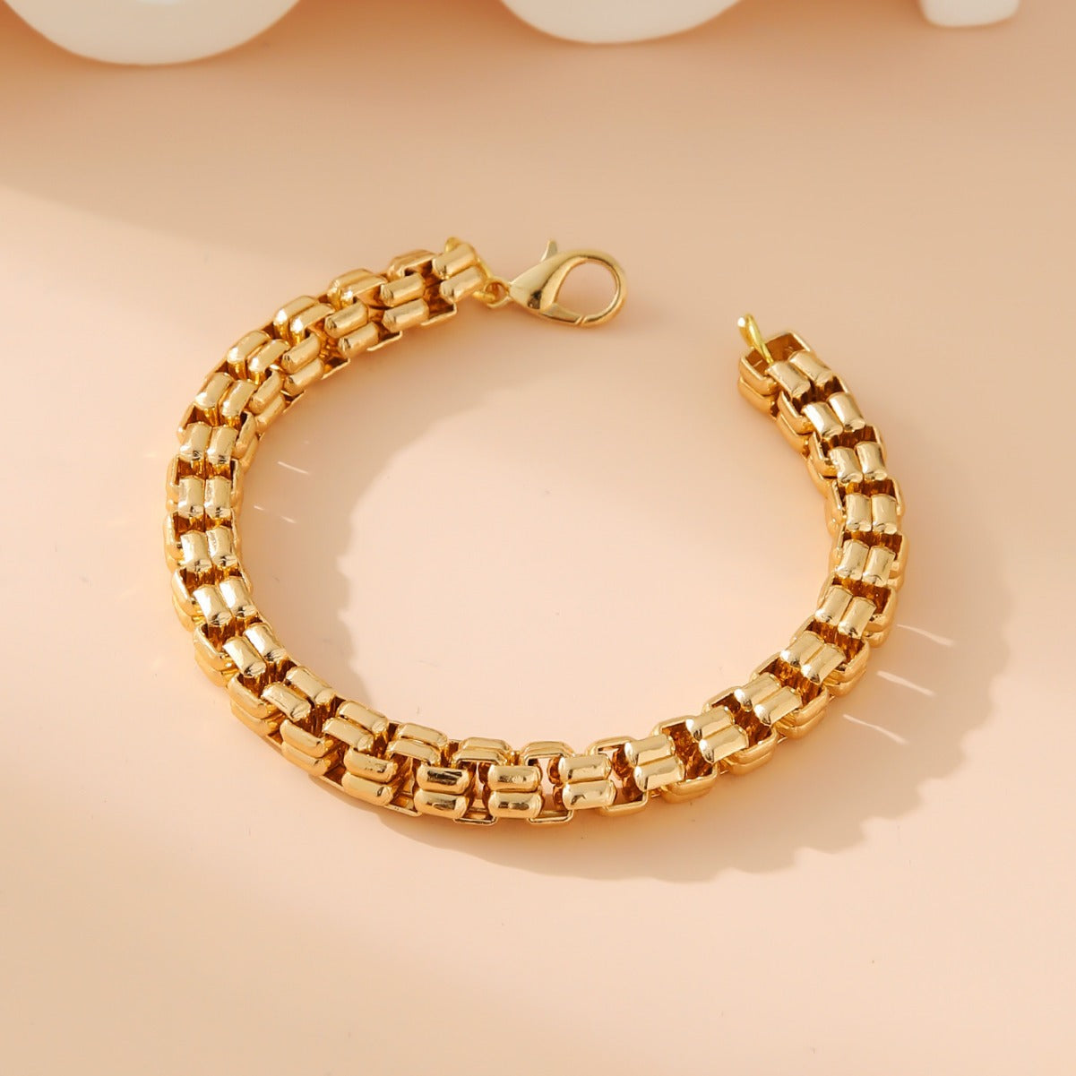 Damen stilvolles und zeitloses Gliederarmband Shop Nory