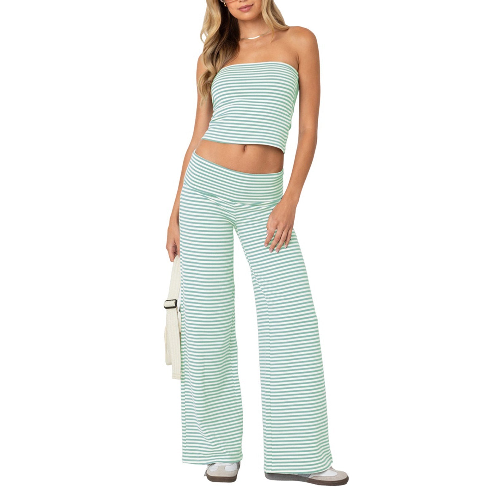 Damen Lounge-Set aus weichem Baumwollmix