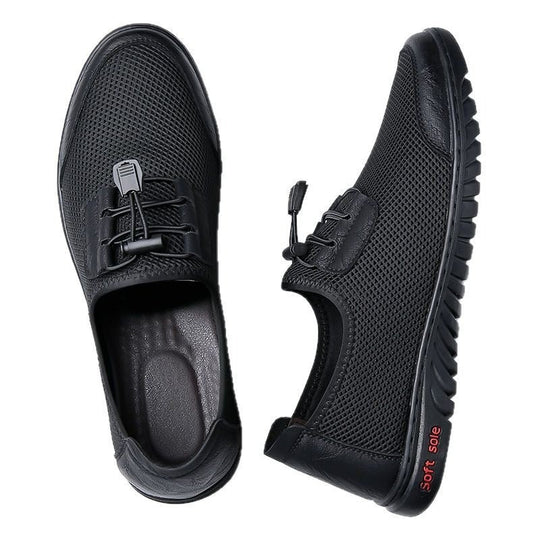 Herren Bequeme Mesh-Slipper mit elastischem Schnürsystem