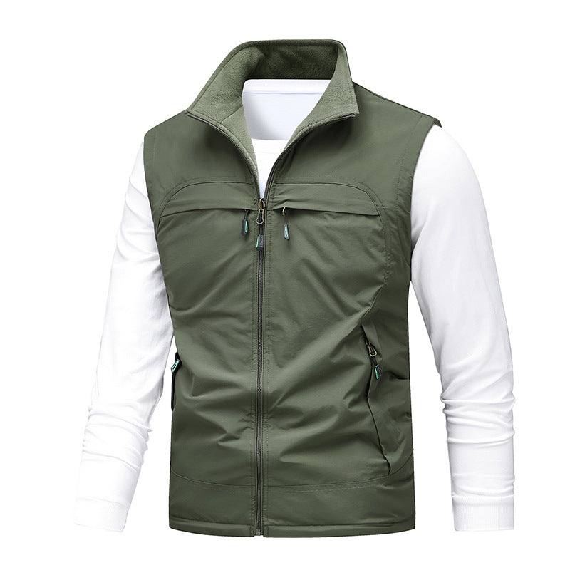 Herren Atmungsaktive Photografen-Utility‑Weste mit Mesh‑Innenfutter und Mehrfach‑Taschen Shop Nory