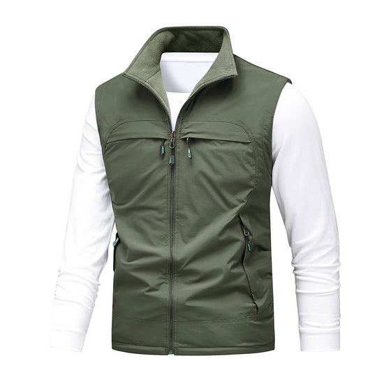 Herren Atmungsaktive Photografen-Utility‑Weste mit Mesh‑Innenfutter und Mehrfach‑Taschen Shop Nory