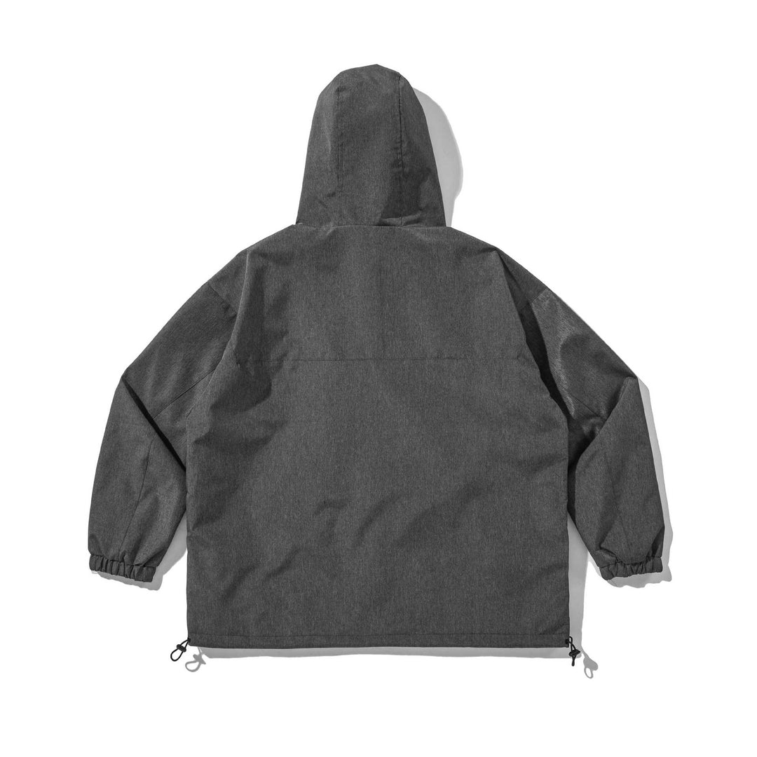 Unisex Technische Shelljacke mit Kapuze, Utility‑Taschen und Kordelzug Shop Nory