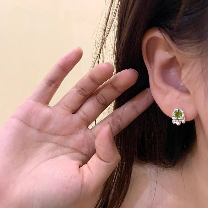Damen Ohrringe aus hochwertigem Edelstahl mit funkelnden Zirkonia Shop Nory