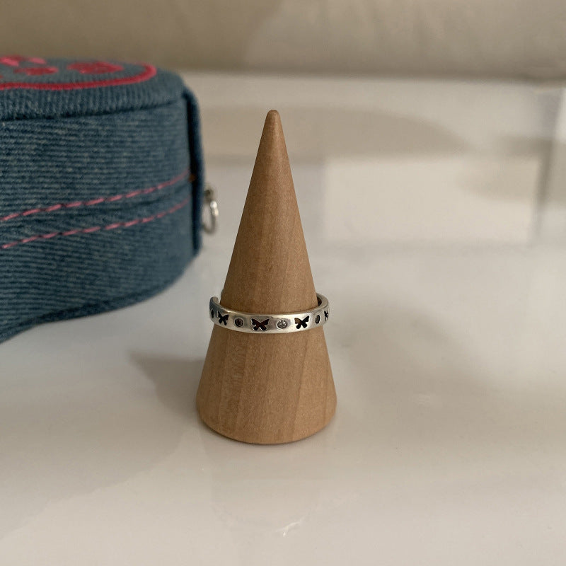 Damenring mit schickem Schmetterlingsdesign Shop Nory