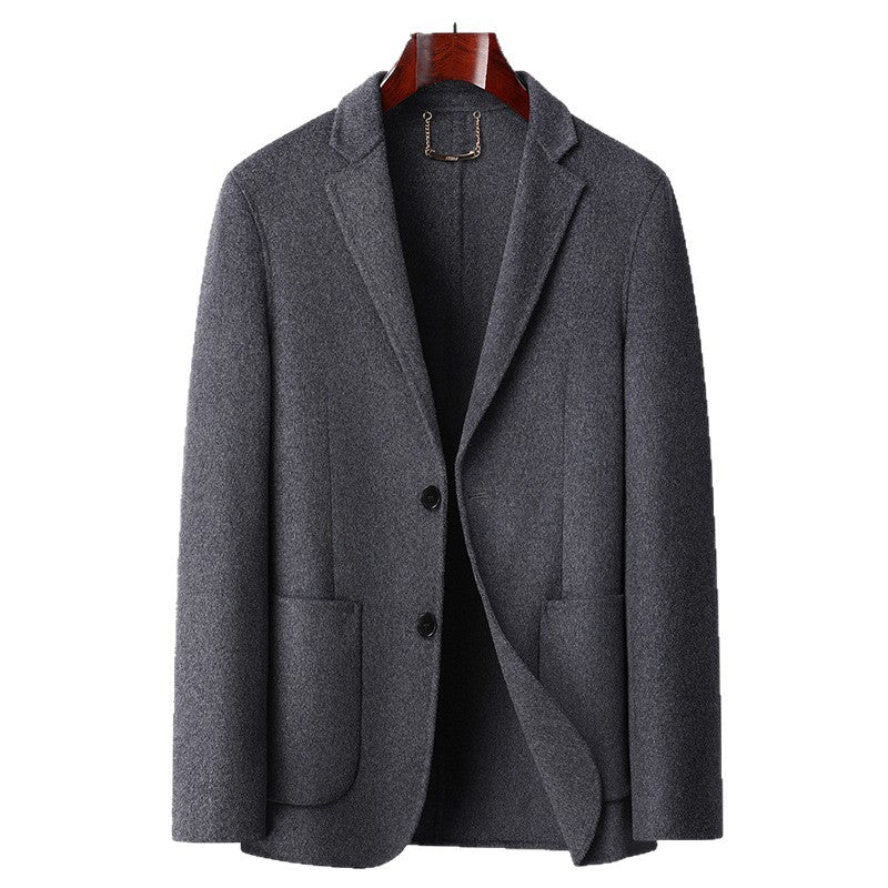Herren Einreihiges Wollmix-Sakko mit aufgesetzten Taschen und leichter Thermofütterung Shop Nory