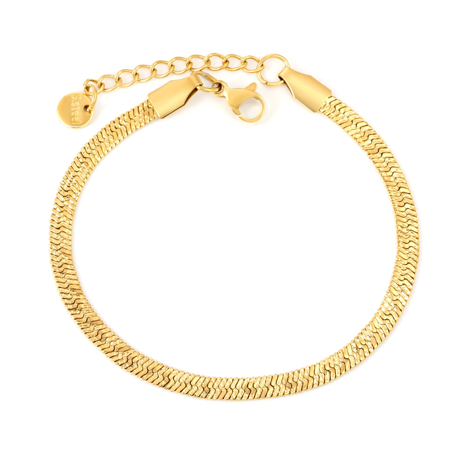 Damen modernes Edelstahl-Armband mit verstellbarem Verschluss Shop Nory