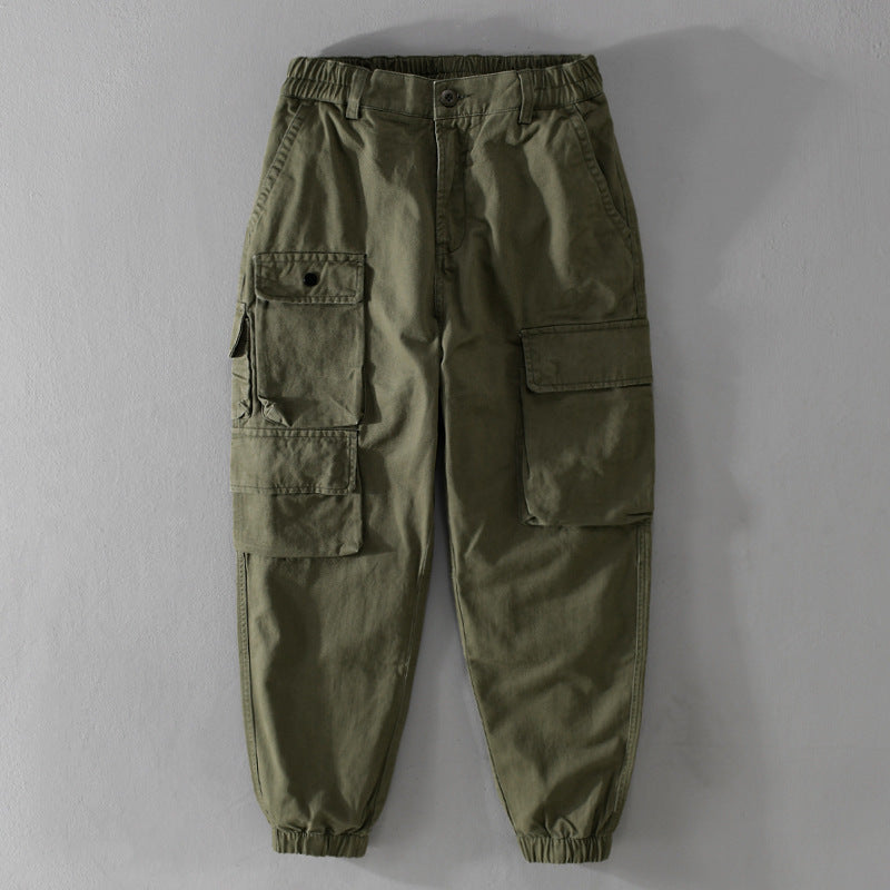 Herren Utility-Cargo-Jogger mit verstärkten Beintaschen und elastischem Knöchelbund Shop Nory