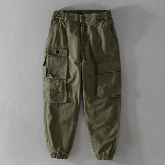 Herren Utility-Cargo-Jogger mit verstärkten Beintaschen und elastischem Knöchelbund Shop Nory
