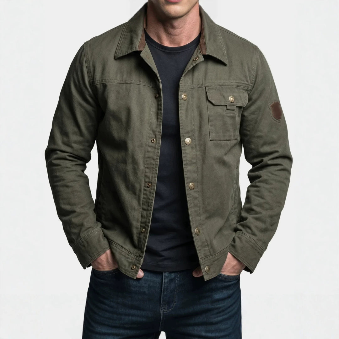 Herren Stilvolle Baumwolljacke