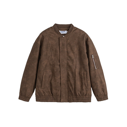 Unisex Boxy-wattierte Kapuzen‑Bomberjacke mit Veloursoptik, Cordkragen und Ärmel‑Zip Shop Nory