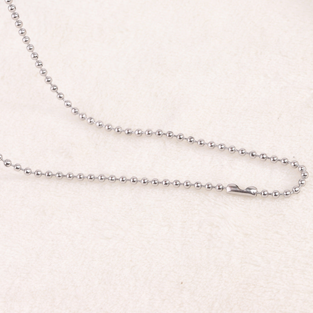 Damen Halskette mit hochwertigem Zahn-Anhänger und funkelndem Kristall-Shop Nory