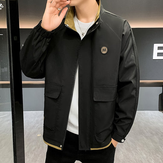 Herren Leichte Übergangsjacke mit versteckten Taschen Shop Nory