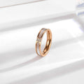 Damen Moderne Geometrische Bandring Shop Nory