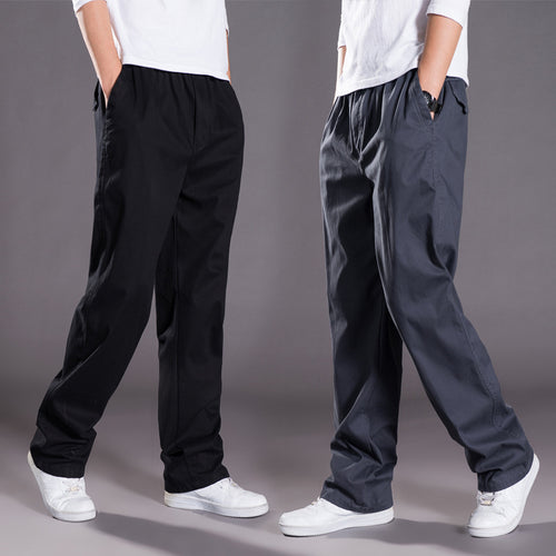Herren Relaxed-Fit Freizeit-Chinohose mit elastischem Tunnelzug, vorgeformtem Bund und geradem Bein Shop Nory