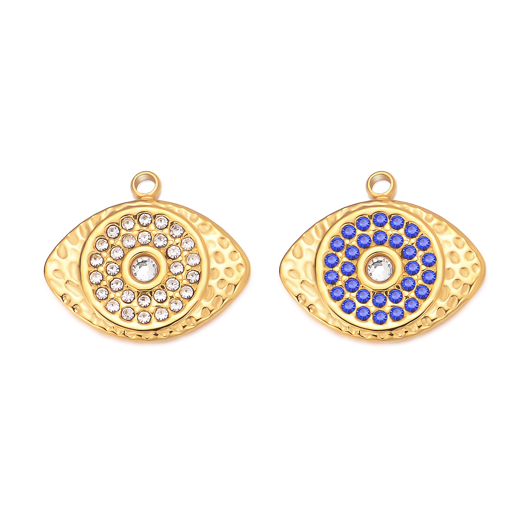 Damen Anhänger mit Augenmotiv und funkelnden Zirkonia Shop Nory