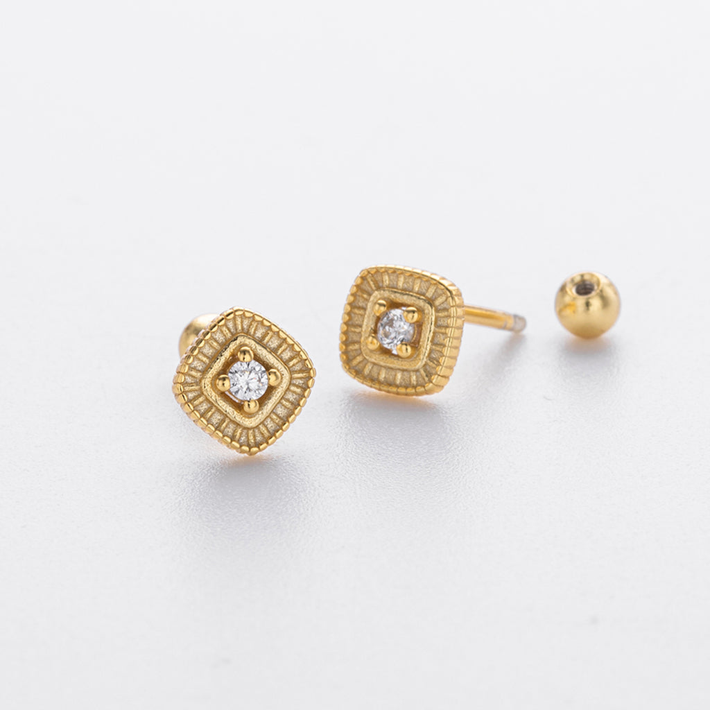 Damen Ohrstecker mit luxuriösem Zirkon und edlem Design Shop Nory