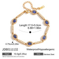 Damen Armband mit funkelnden Zirkonia und elegantem Gold-Design Shop Nory