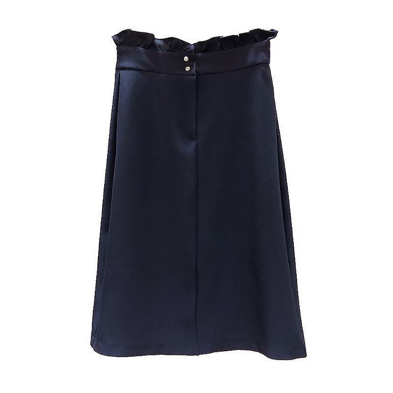 Damen Eleganter Midi-Rock mit Falten-Design Shop Nory