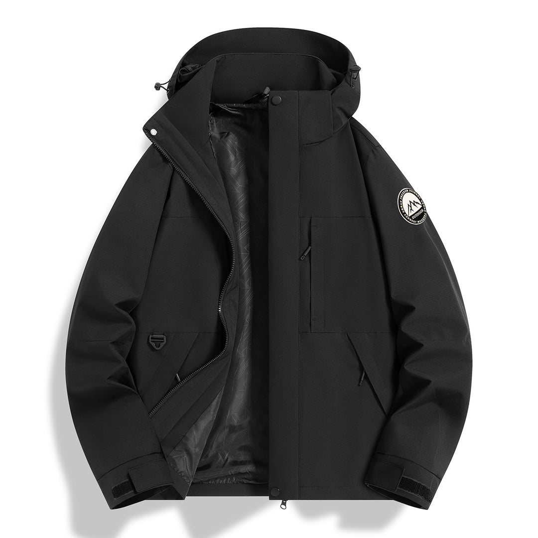 Damen Wasserfeste technische Kapuzenjacke mit verschweißten Nähten und verstellbaren Bündchen Shop Nory