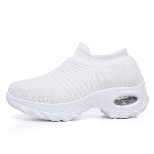 Damen gestrickter Slip-On Sportsneaker mit luftgepolsterter Zwischensohle Shop Nory