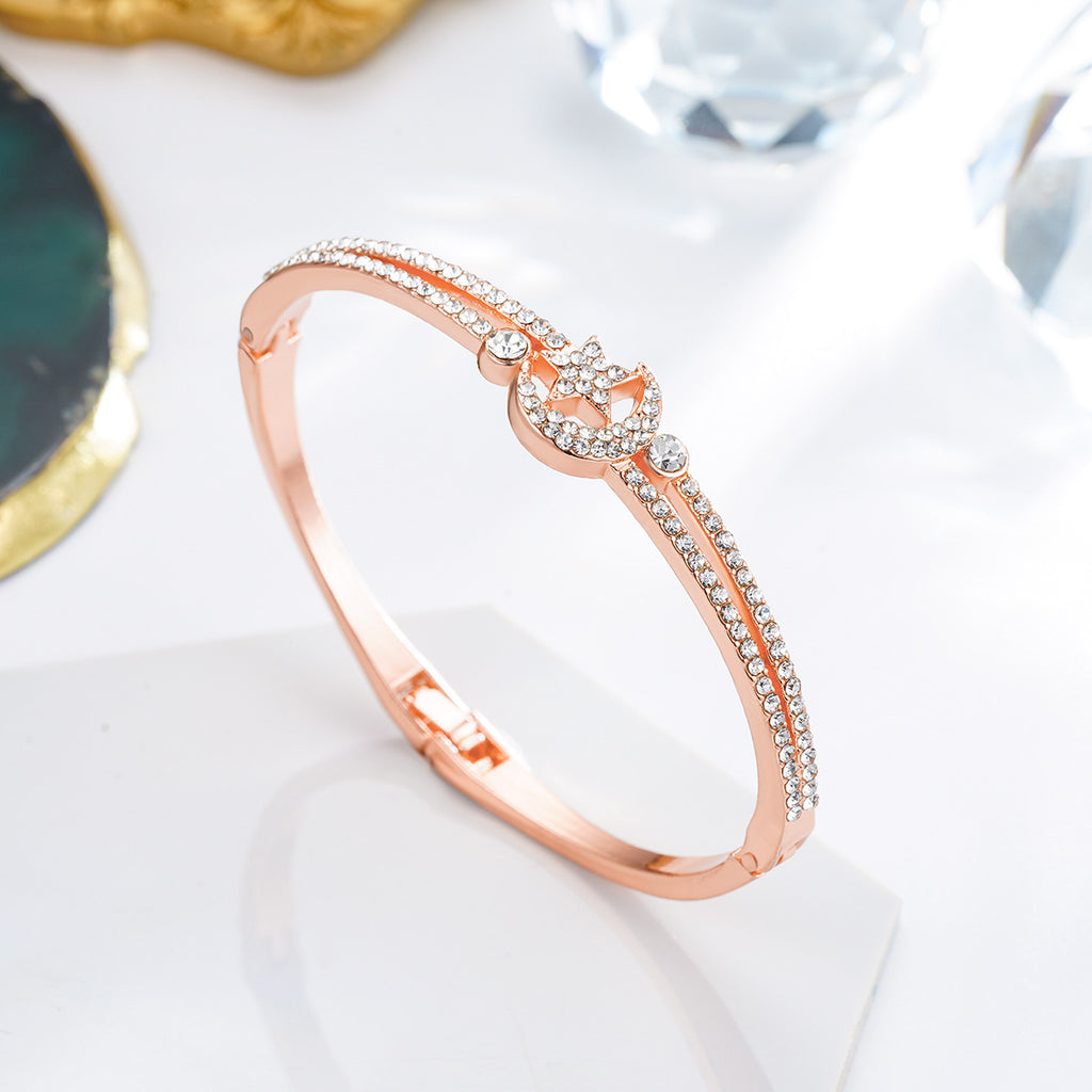 Damen Armreif mit funkelndem Zirkonia-Besatz Shop Nory