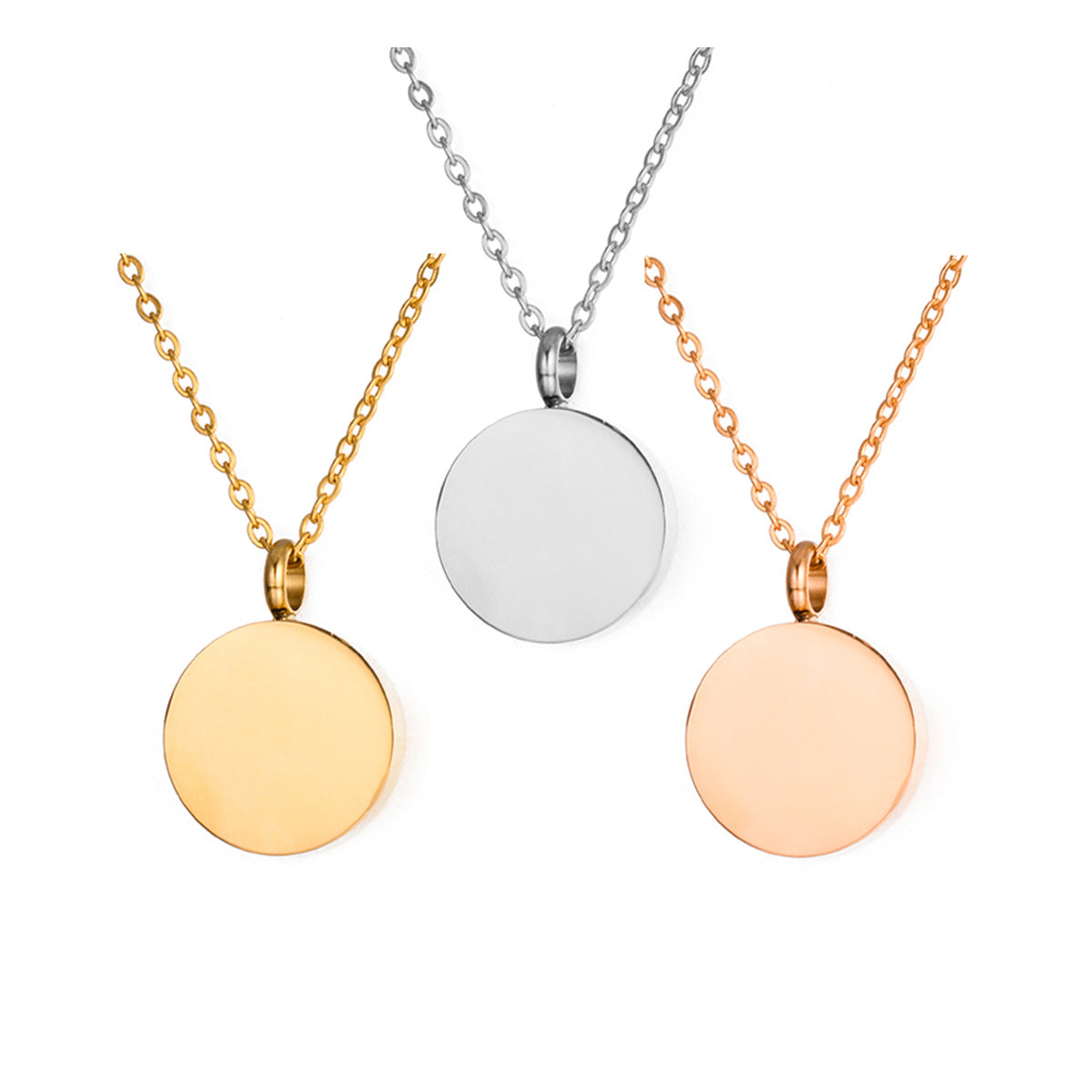 Damen Halskette mit personalisierbarem Medaillon Shop Nory