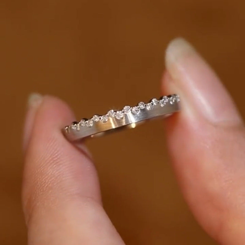Damen Offener Ring mit inspirierendem Schriftzug aus hochwertigem Edelstahl Shop Nory