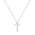 Damen Halskette mit schlichtem Kreuzanhänger und filigranem Kettendesign Shop Nory