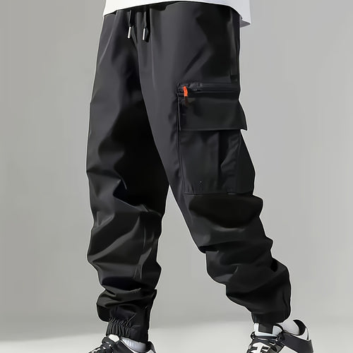 Herren Cargo-Jogginghose im Utility‑Style mit versiegelter Reißverschlusstasche & elastischen Beinbündchen Shop Nory