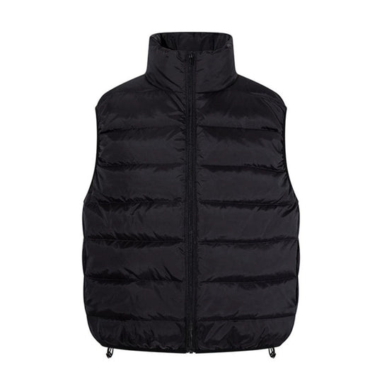 Damen gesteppte Steppweste mit hohem Stehkragen, wärmeisolierender Wattierung und regulierbarem Saum Shop Nory