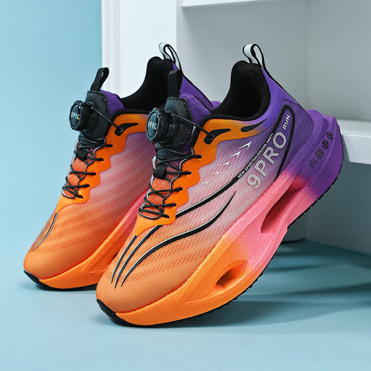 Damen Lauf- und Fitness-Sneaker mit Drehverschluss, Luftkammer-Zwischensohle und atmungsaktivem Strickoberteil Shopy Nory