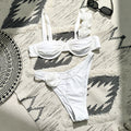Damen Bikini-Set mit floralen Applikationen und elegantem Schnitt