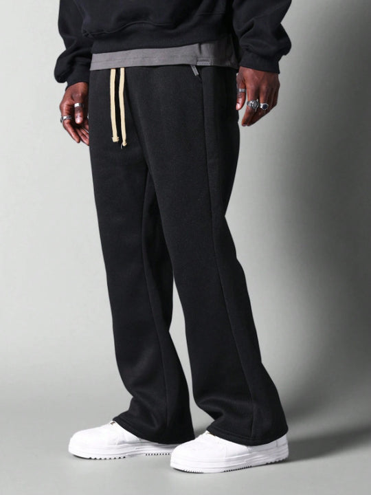 Herren nan locker geschnittene Jogginghose mit geradem Bein und elastischem Kordelbund Shop Nory