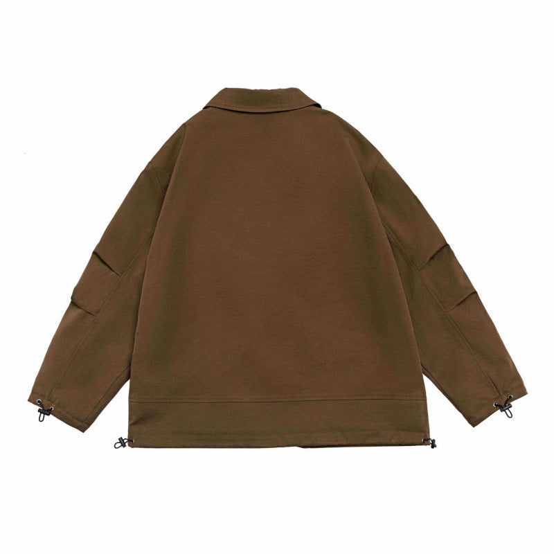 Unisex Oversize-Blazerjacke im Utility-Look mit Tunnelzug und aufgesetzten Eingrifftaschen Shop Nory